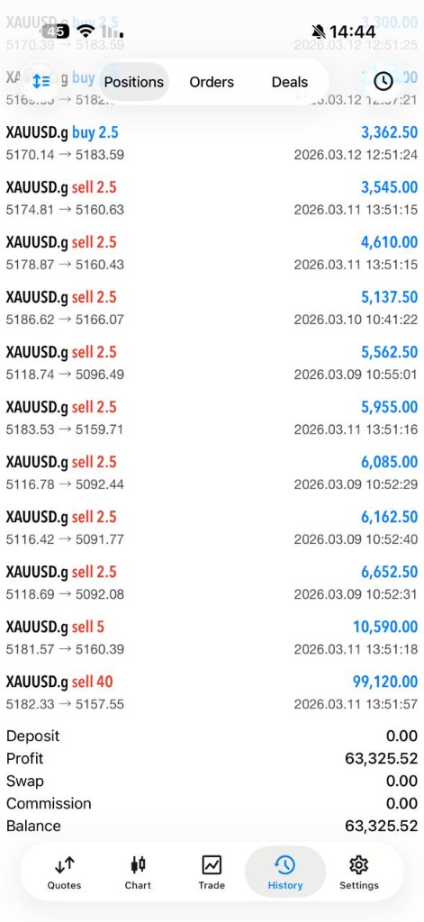 Successful trade result 3