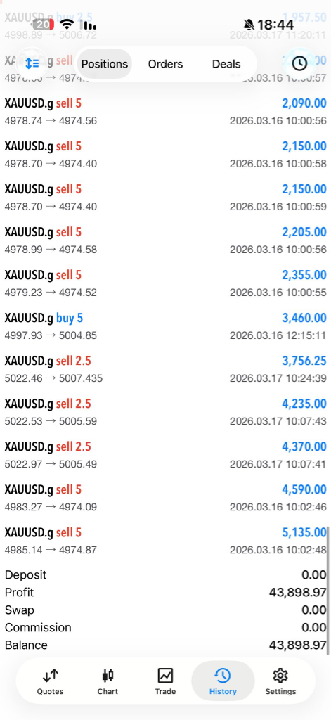 Successful trade result 5